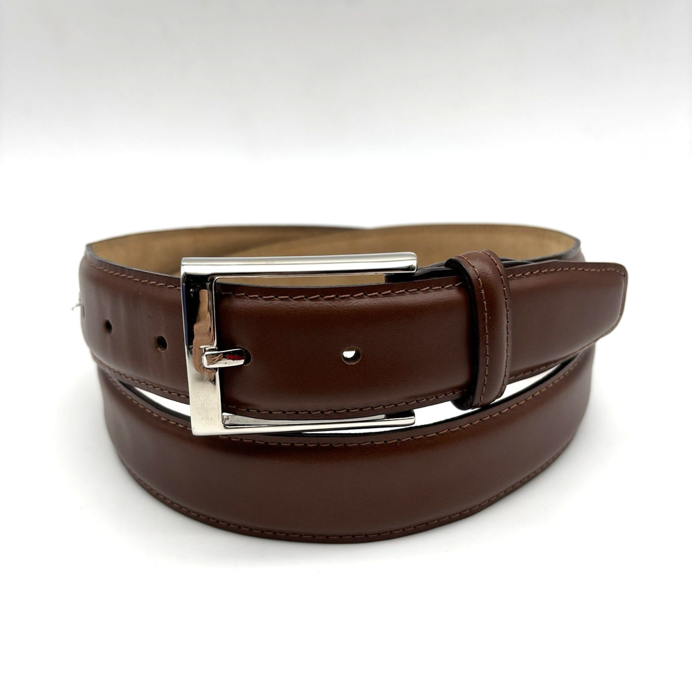 Beckett Simonon Brown Genuine Full Grain Leather Dress Belt 40 Made in Columbia